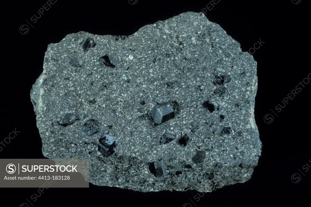 Augite native from Val di Fassa Tyrol Italy