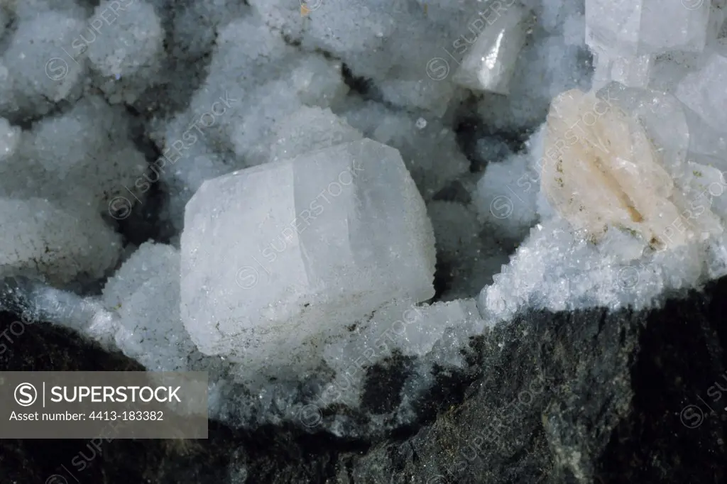 Apophyllite originated from Poonah in India