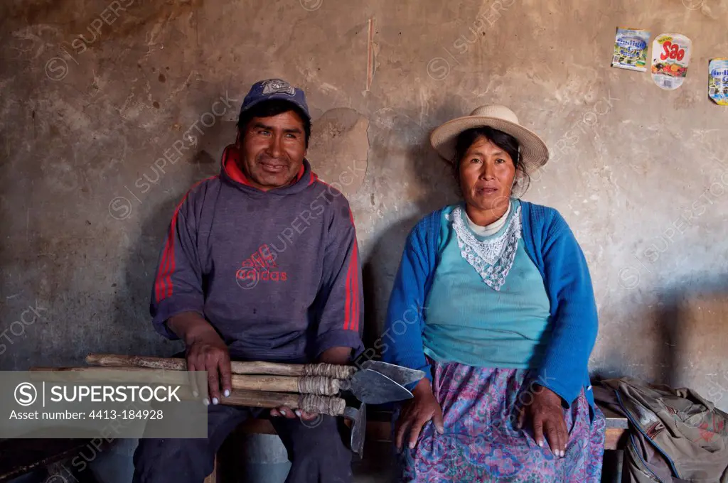 Producers of organic and fair trade quinoa in Bolivia