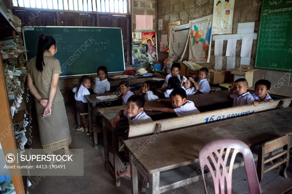 Mathematics in a rural school in Laos