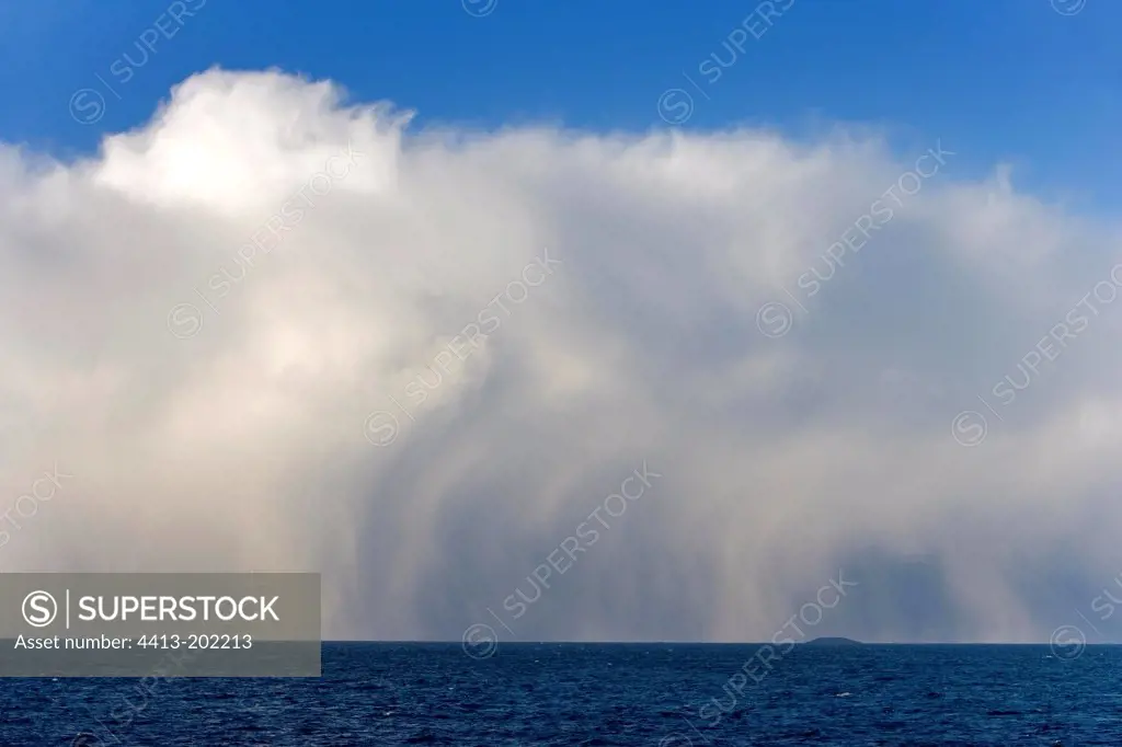 Clouds on North Sea Norway