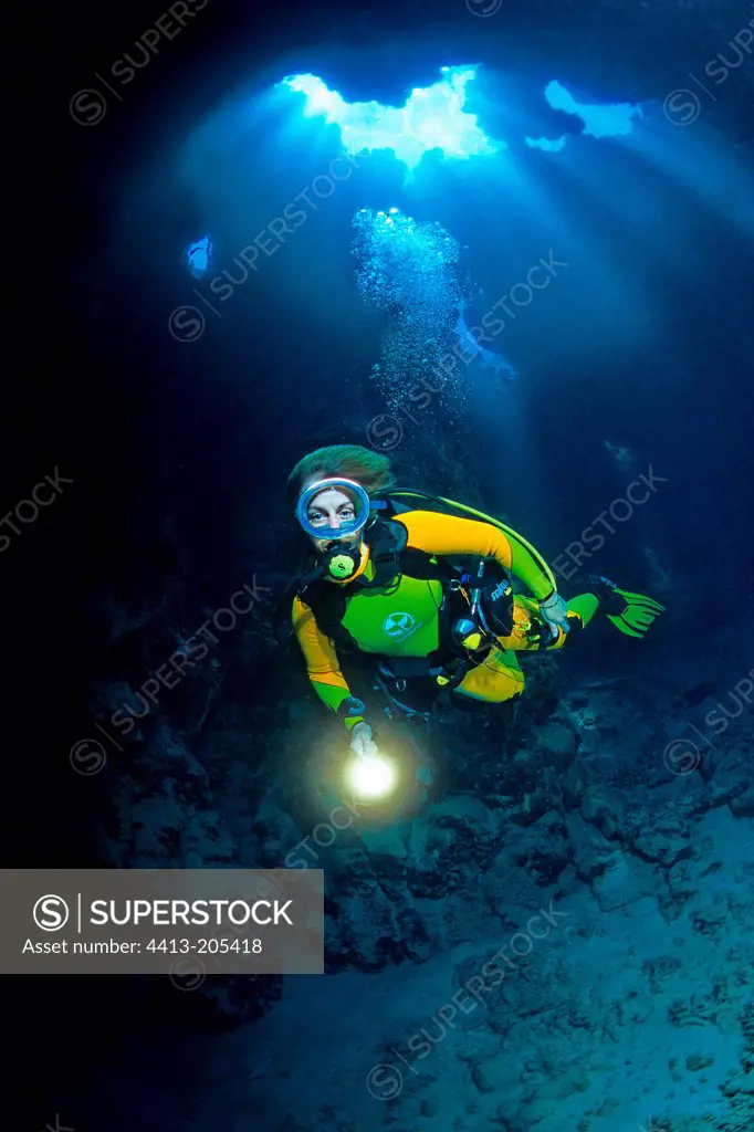 Diver St John Gota Kebir Red Sea Egypt