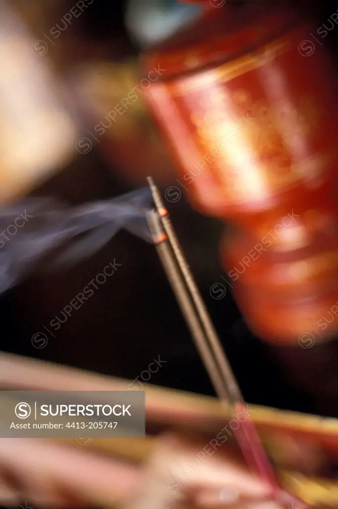 Incense burning Vietnam
