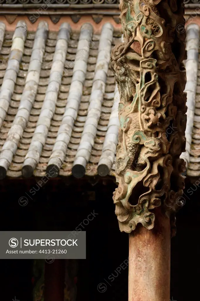 Carved Colone Jianshui Yunnan China