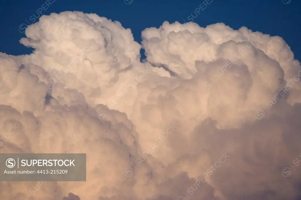 Clouds of storm clouds Cumulo UAE
