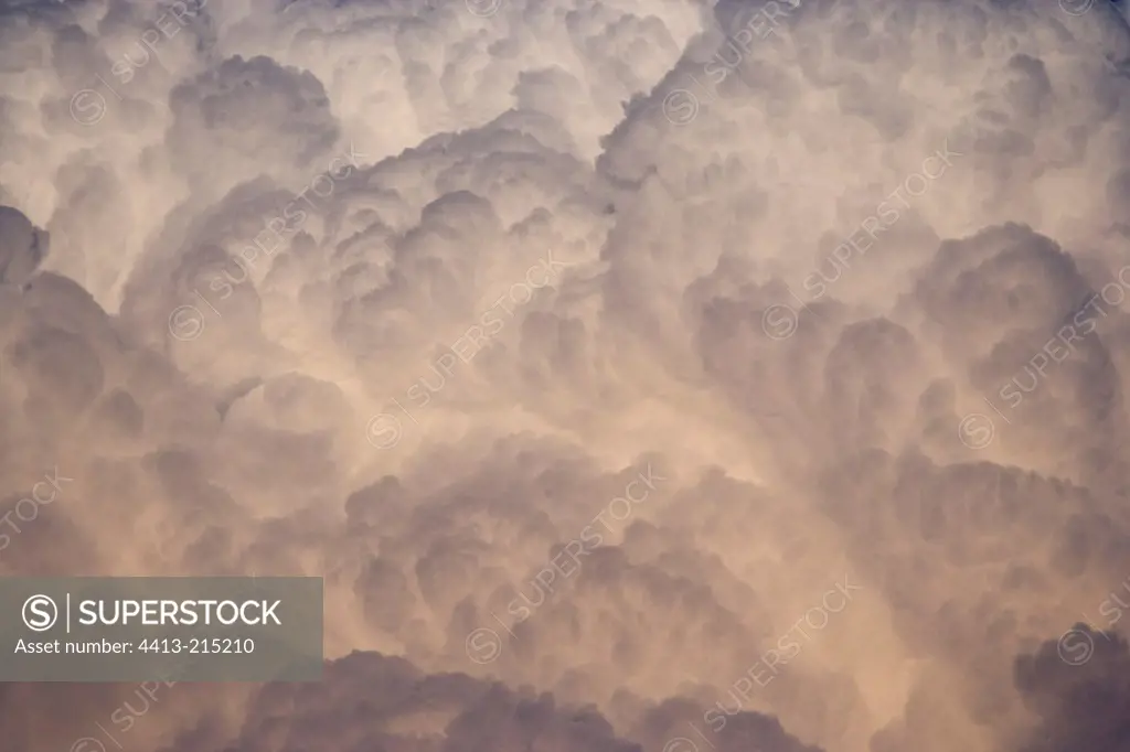 Clouds of storm clouds Cumulo UAE