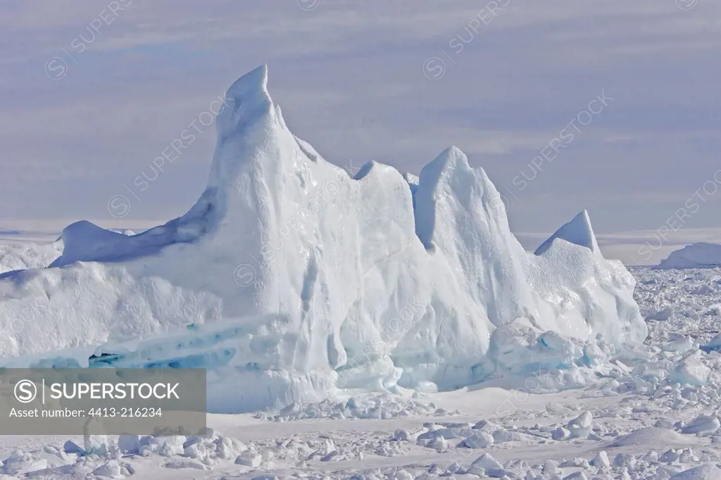 Sea ice in Antarctica
