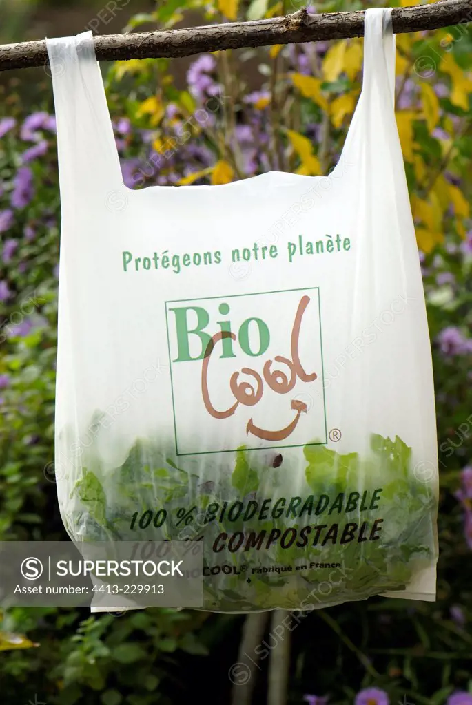 Bag packing fully biodegradable and compostable