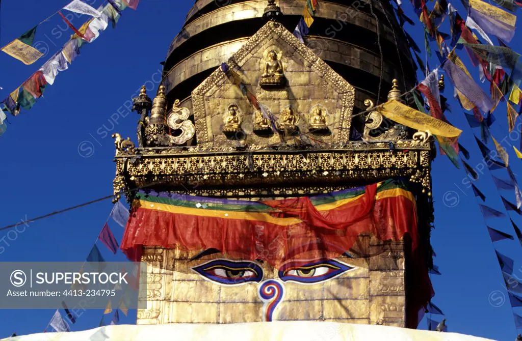 Temple Swayambhunath Kathmandu Nepal