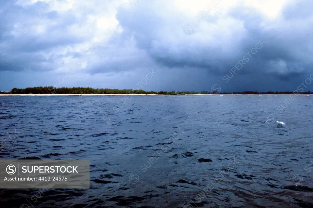 Tropical storm threatening Malindi marine NP Kenya