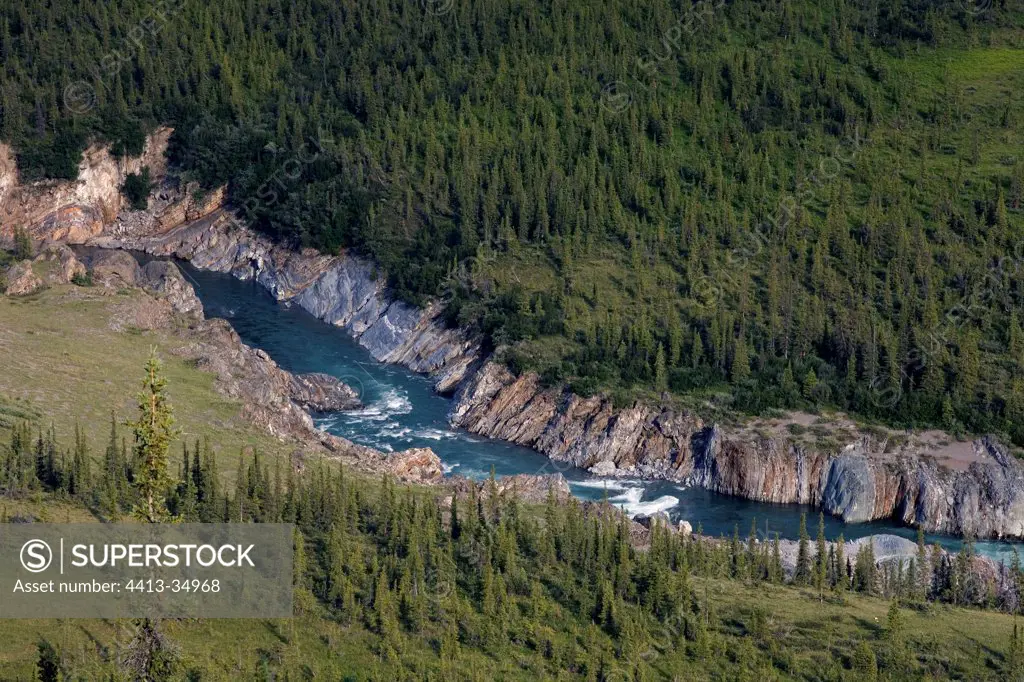 River Canyon National Park Firth Iwavik Yukon Canada