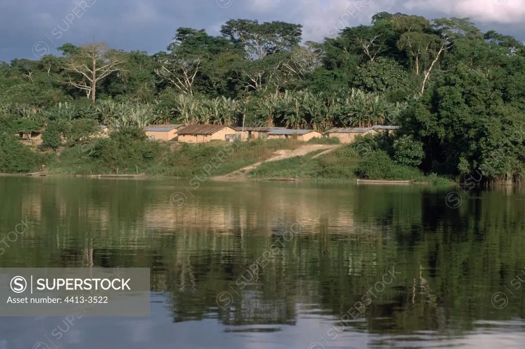 Ivindo river in the natural reserve of Winkebe Gabon