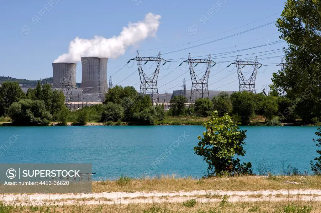 Nuclear thermal power station of Tricastin France
