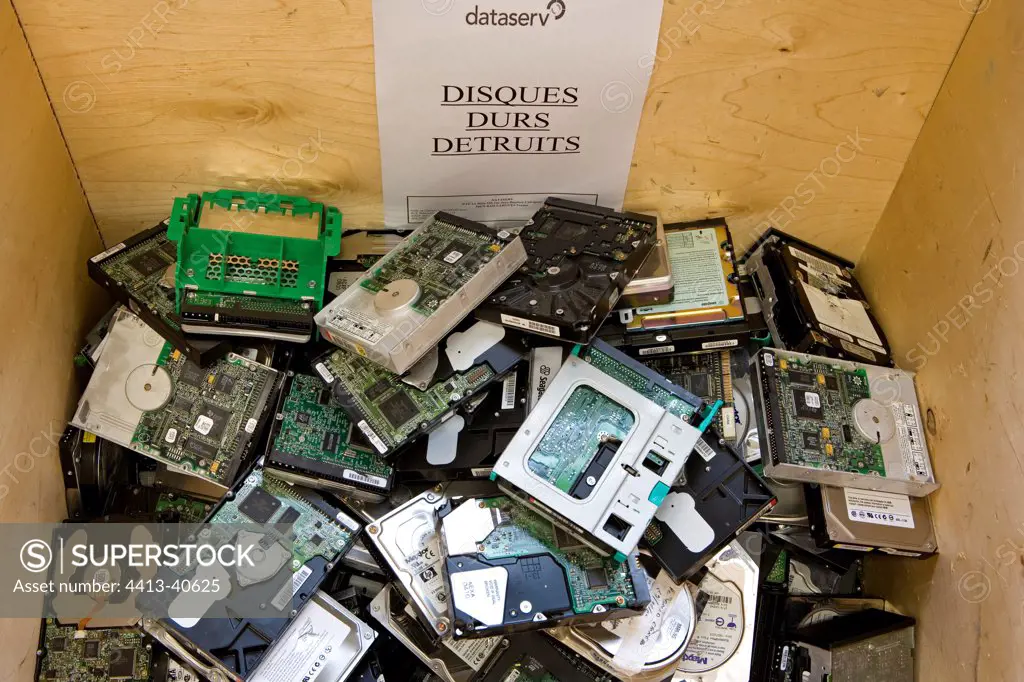 Hard Drives destroyed before recovering components