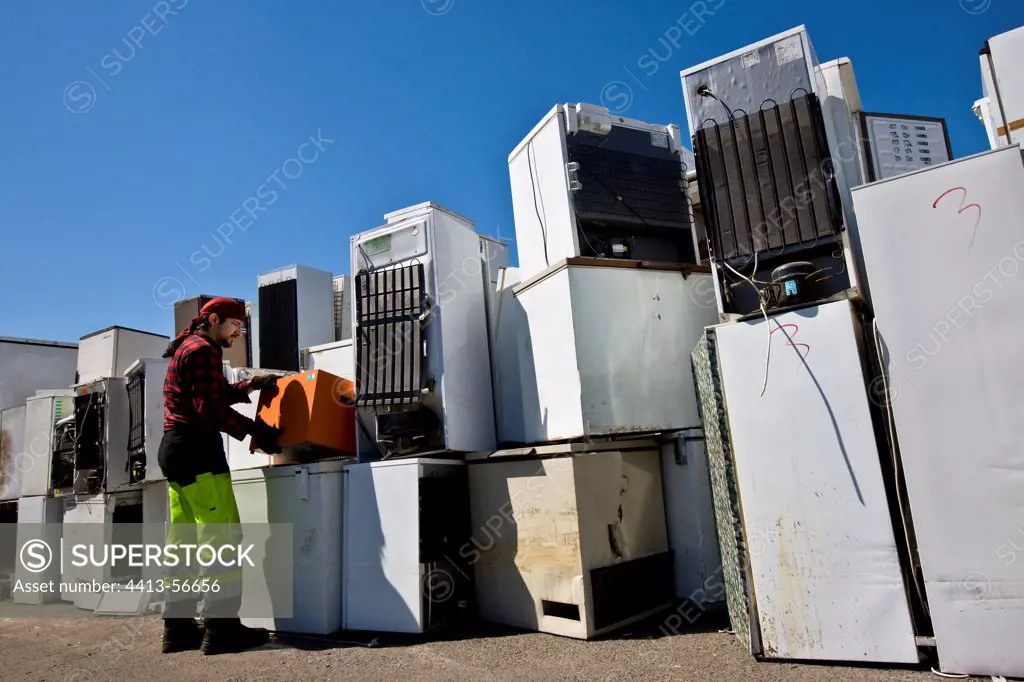 Warehouse used for refrigerators