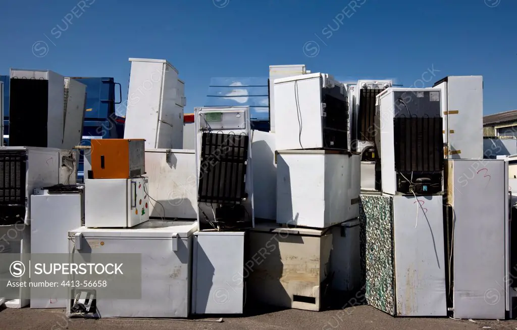 Warehouse used for refrigerators