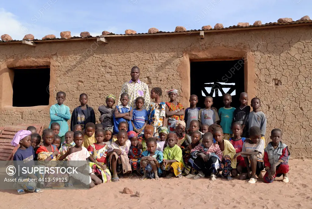 The primary school pupils in the village of Tieblena Mali