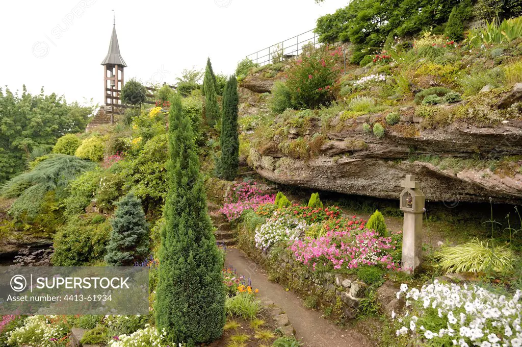 'Jardin de la Grotte' Saint Vit Saverne Alsace France