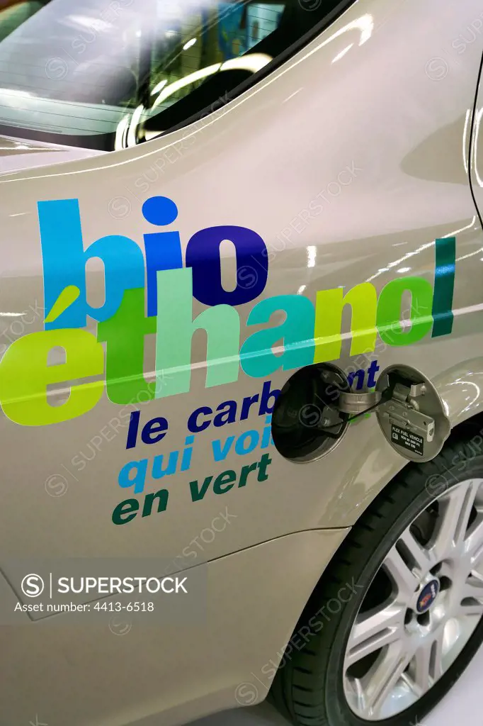 Car functioning with biocarburant of type ethanol France
