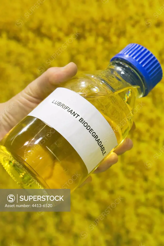 Biodegradable lubricant bottle France