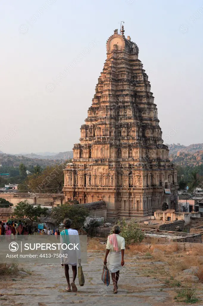 Virupaksha Temple Hampi Vijayanagara India