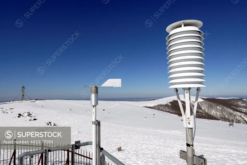 Meteorological measuring apparatus Mont Aigoual