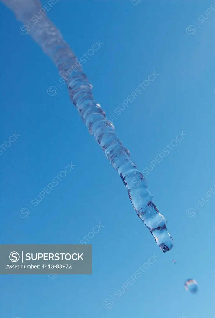 Stalactite based ice in the sun