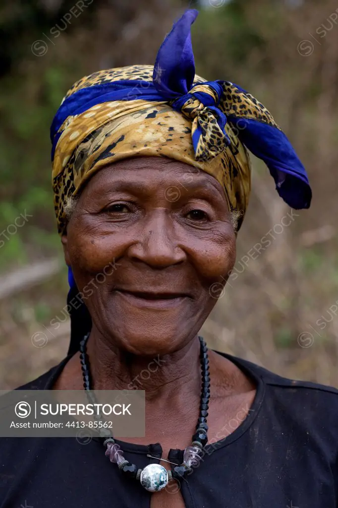 Portrait of woman farmer Cameroon