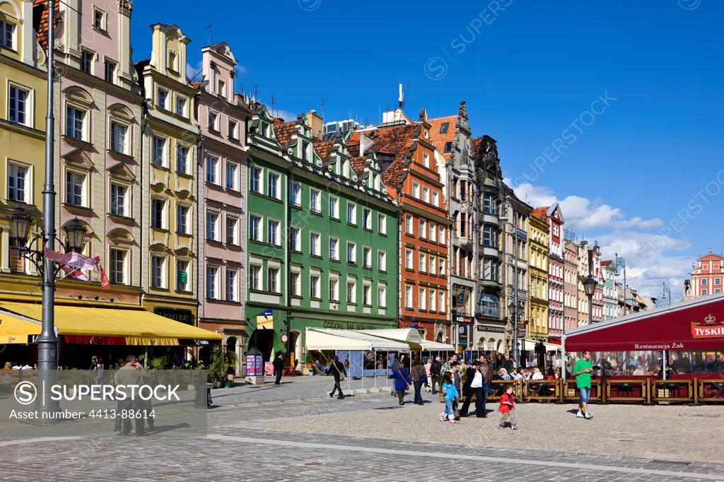 Market Square Rynecki Wroclaw Poland