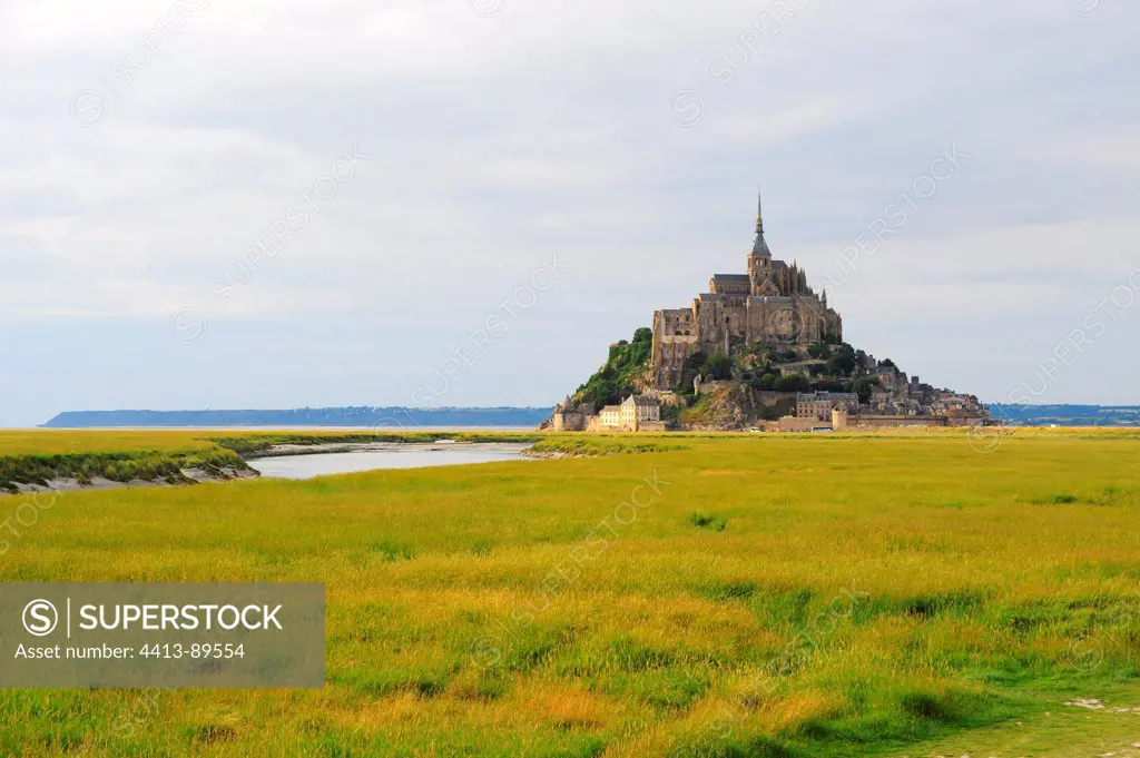 Mont-Saint-Michel in Normandy France