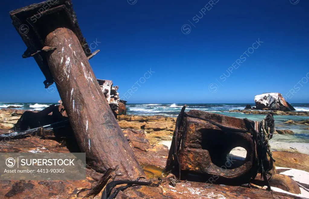 Remains metal Cape of Good Hope South Africa