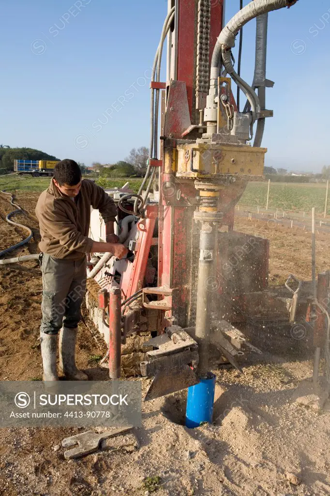 During drilling of a wellFrance