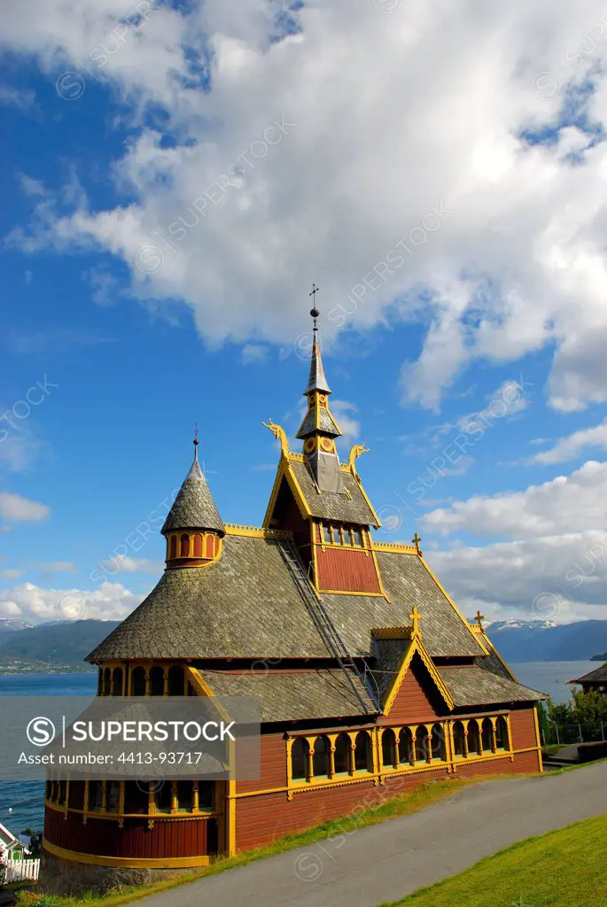 Stavkirke St. Olaf Balestrand Norway