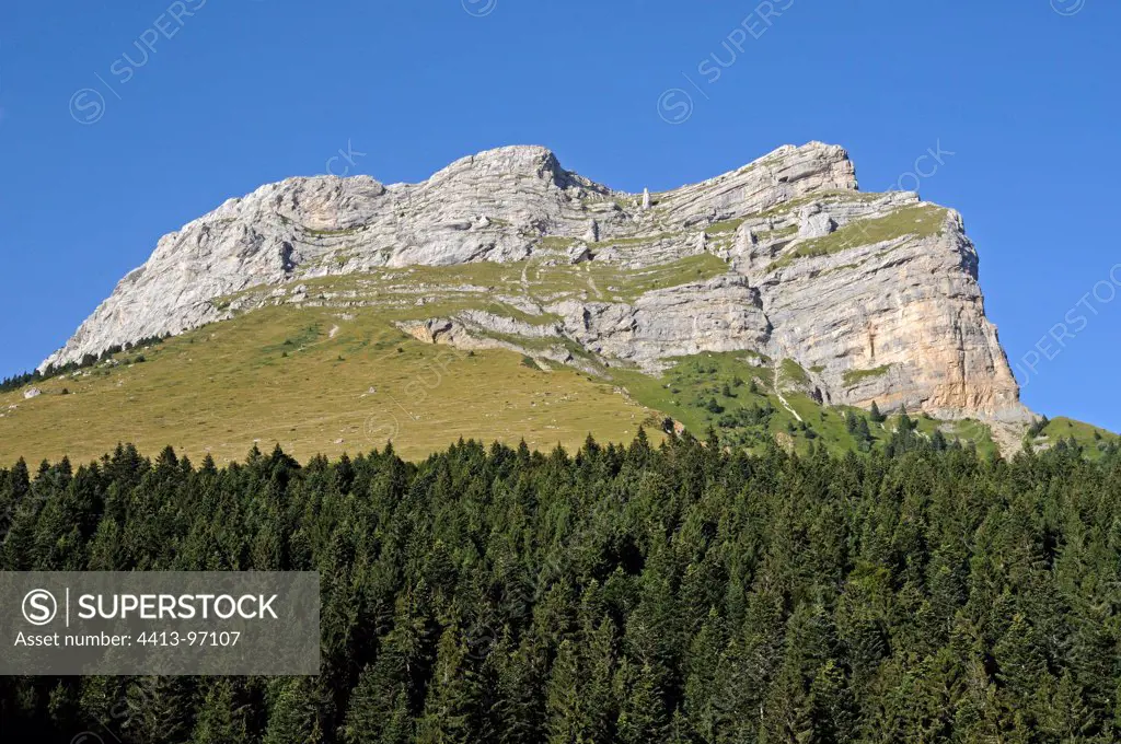 Dent de Crolles is a summit of the massif de la Chartreuse