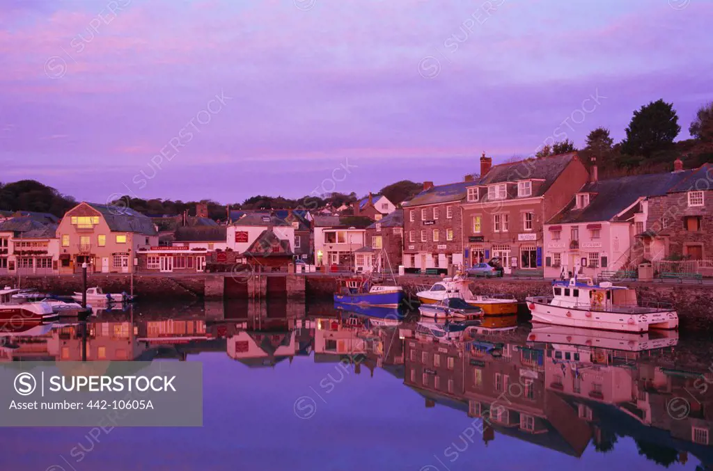 Buildings at the waterfront, Padstow, Cornwall, England
