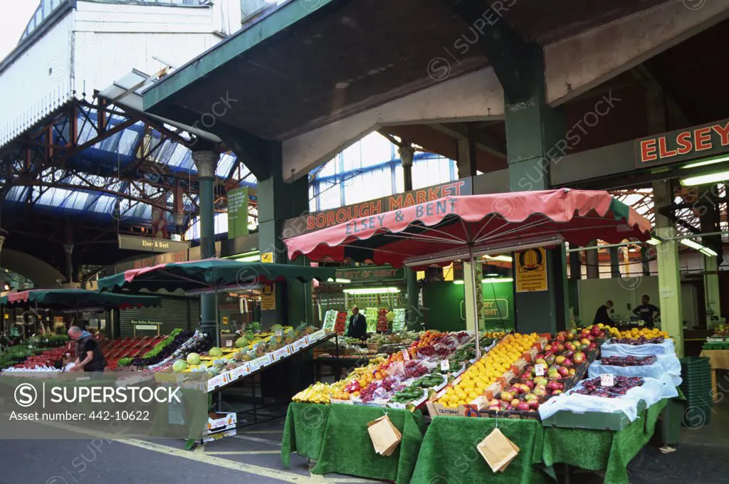 Fruit at the market stall, Borough Market, Southwark, London, England