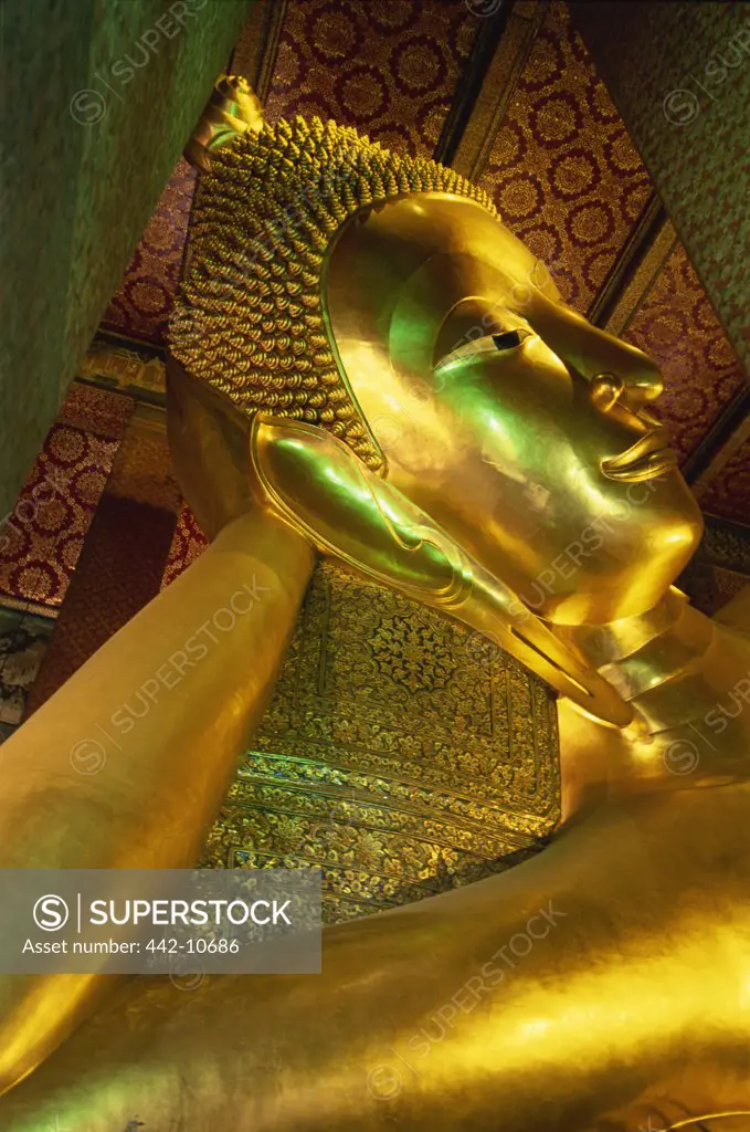 Thailand,Bangkok,Wat Pho,Reclining Buddha