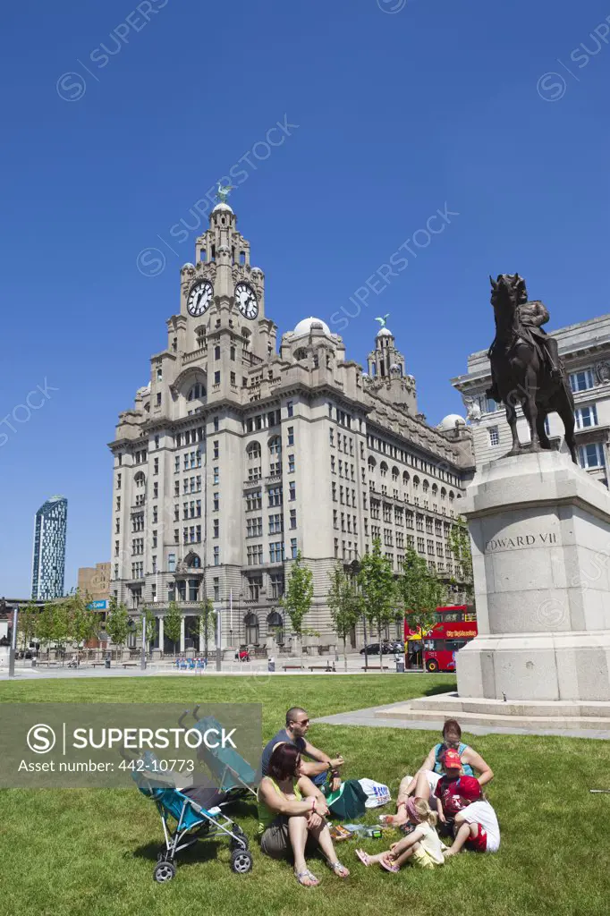 England, Liverpool, Pierhead, Royal Liver Historical Building
