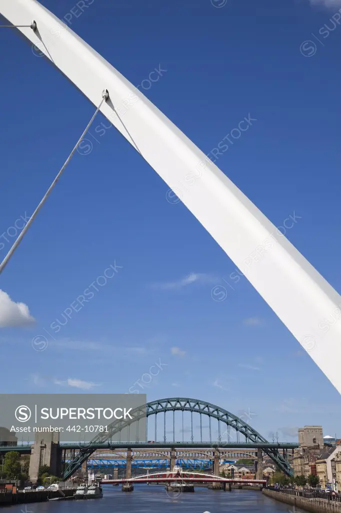 England, Newcastle, Gateshead, Gateshead Millennium Bridge