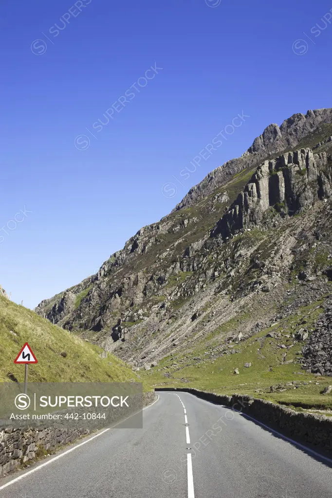 Wales, Gwynedd, Snowdonia National Park, Llanberis Pass
