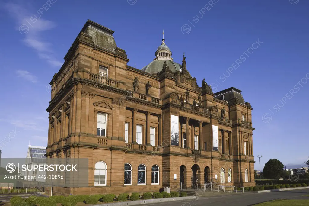 Scotland, Glasgow, Peoples Palace and Winter Gardens Museum Building