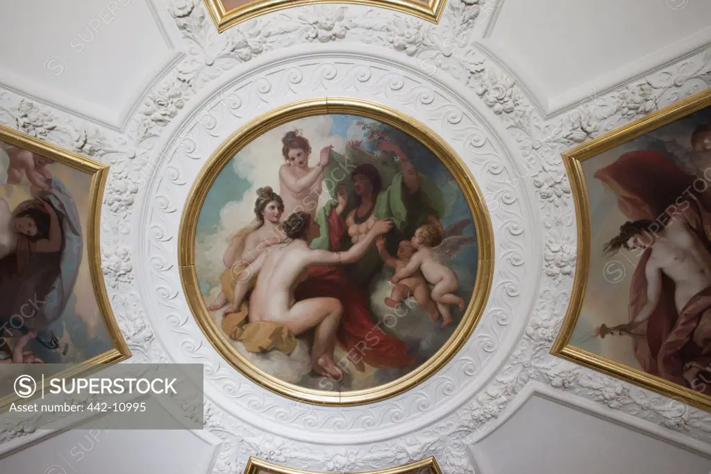 Entrance Ceiling Artwork, Piccadilly, London, United Kingdom