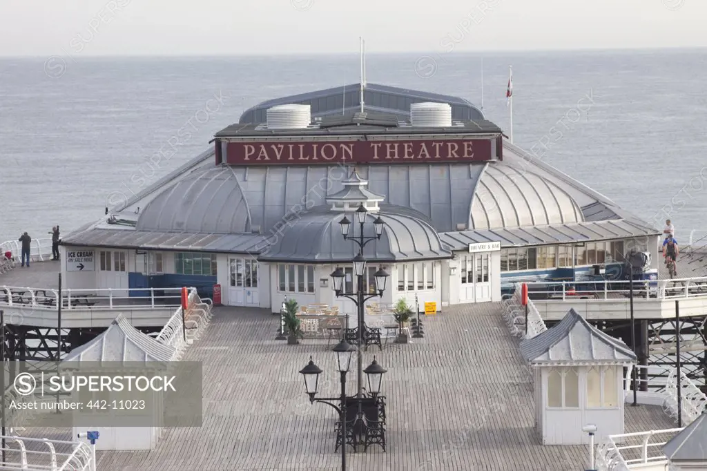 Theatre on a pier, Pavilion Theatre, Cromer Pier, Cromer, Norfolk, East Anglia, England