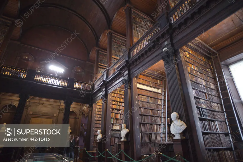 Ireland, Dublin, Trinity College, The Library