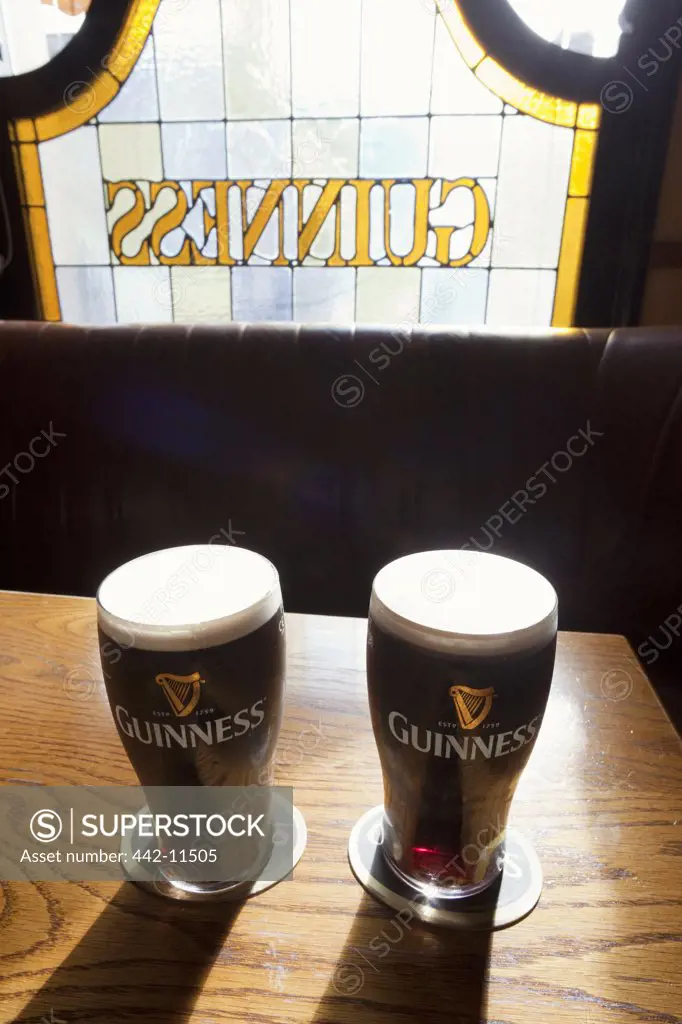 Ireland, Glasses of Guinness