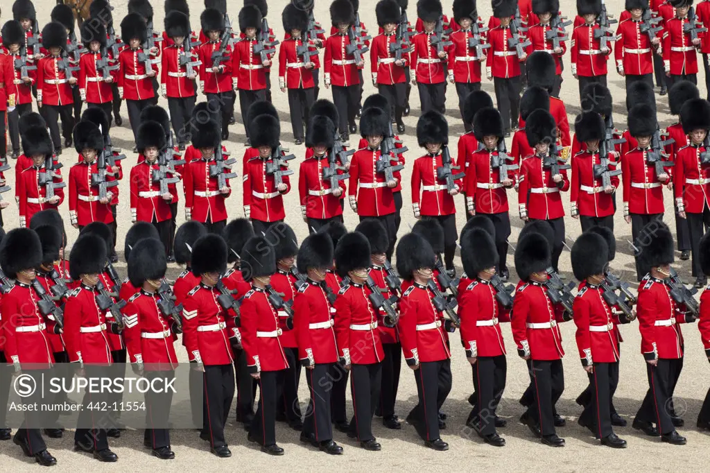UK, England, London, Trooping the Color Ceremony at Horse Guards Parade Whitehall