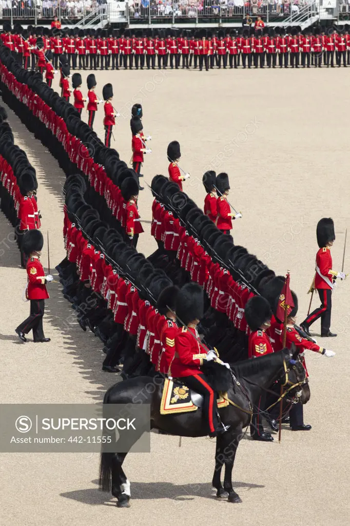 UK, England, London, Trooping the Color Ceremony at Horse Guards Parade Whitehall