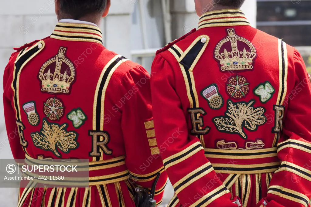 UK, England, London, Tower of London, Beefeaters in State Dress
