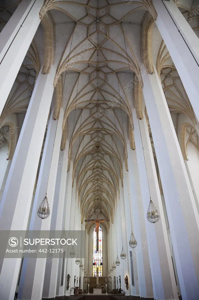 Interiors of a church, Munich Frauenkirche, Munich, Bavaria, Germany
