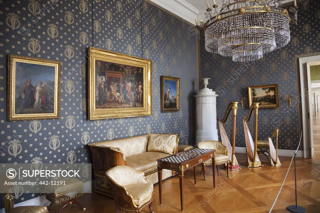 State room of a palace, Munich Residenz, Munich, Bavaria, Germany